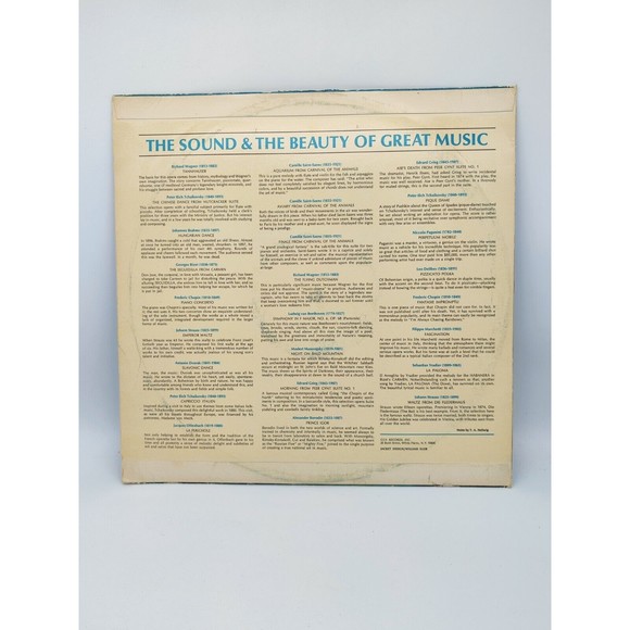 Vintage The Sound & The Beauty Of Great Music 25 Incomparable Selections Record - Picture 2 of 7
